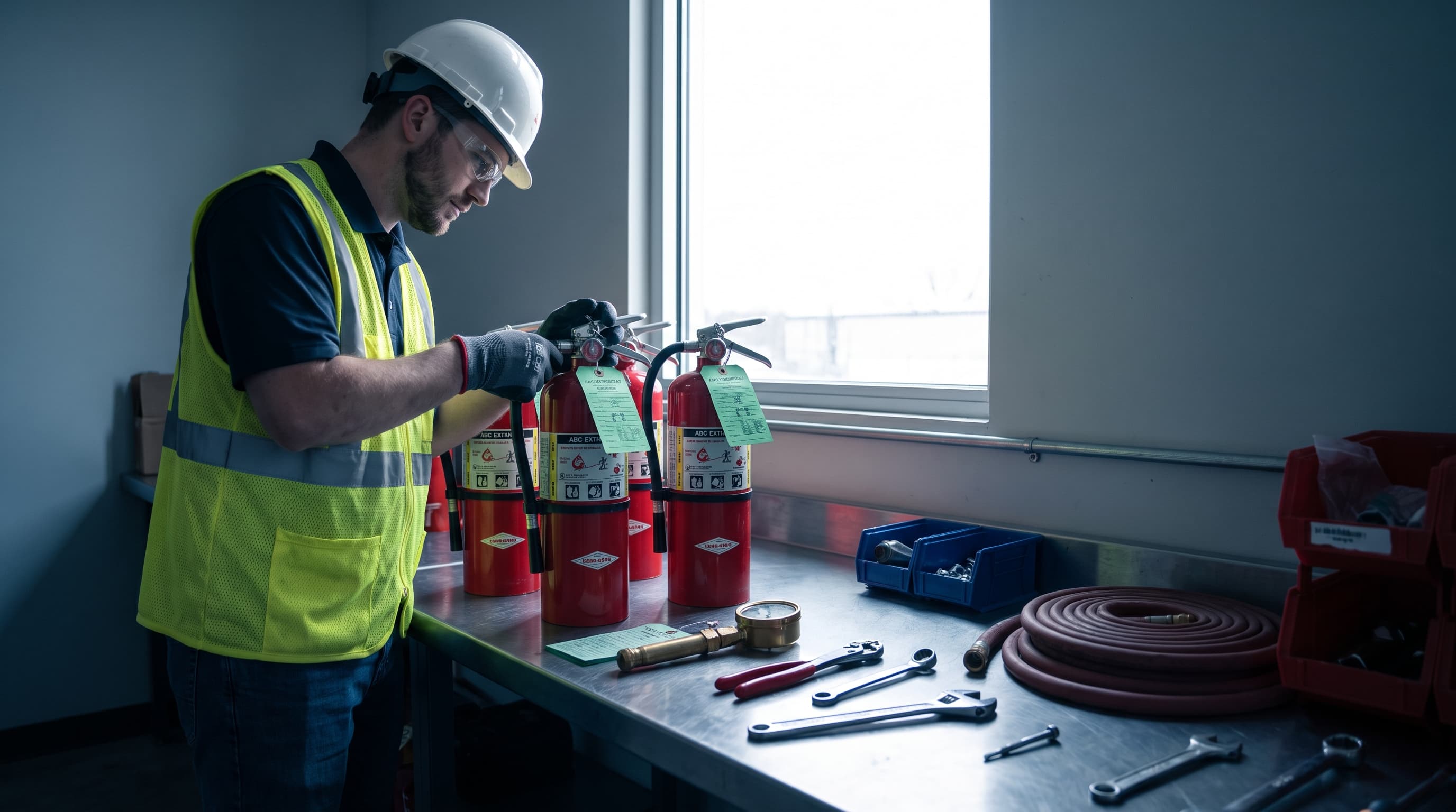 Extinguisher service photo