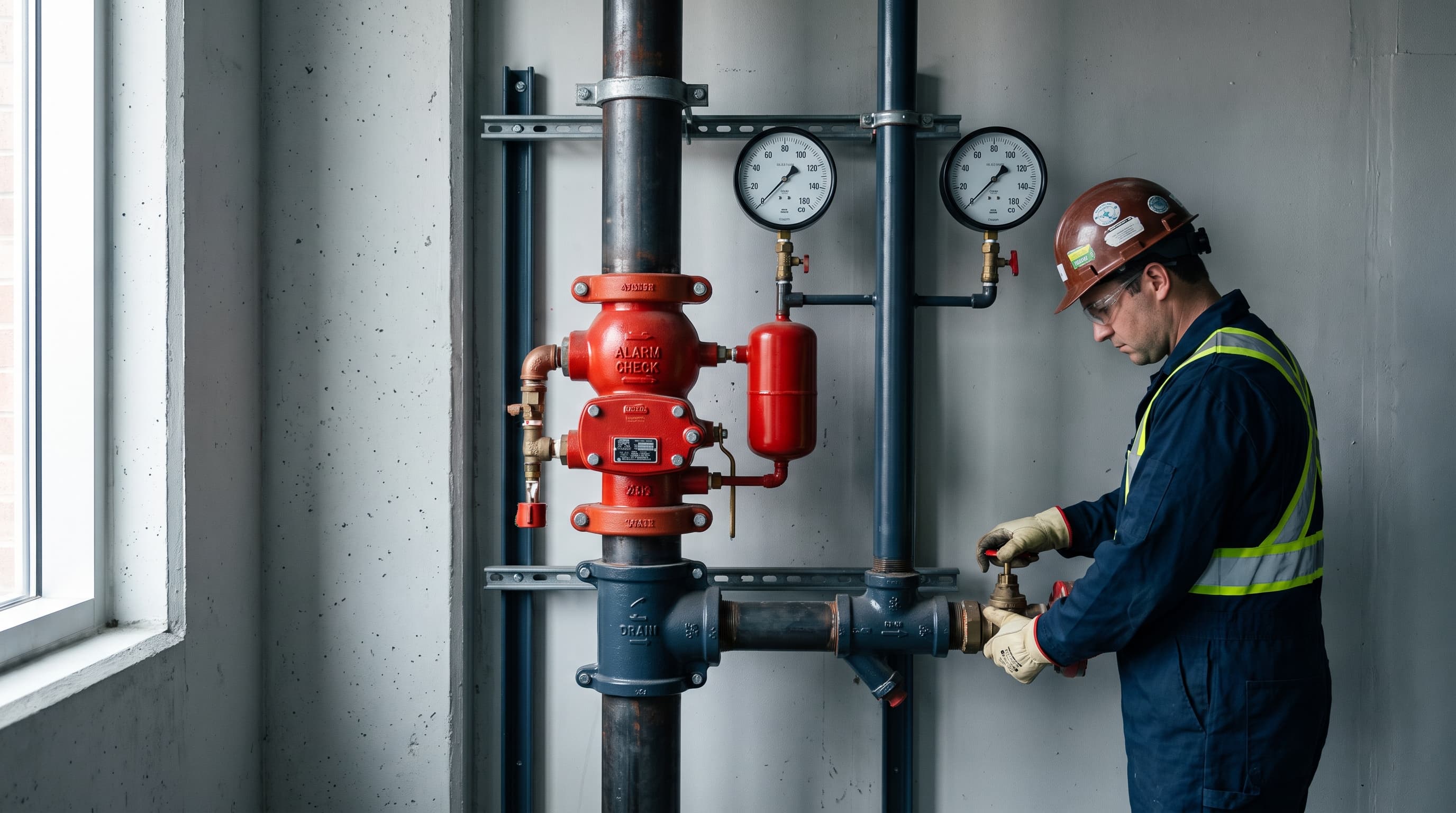 Sprinkler riser photo